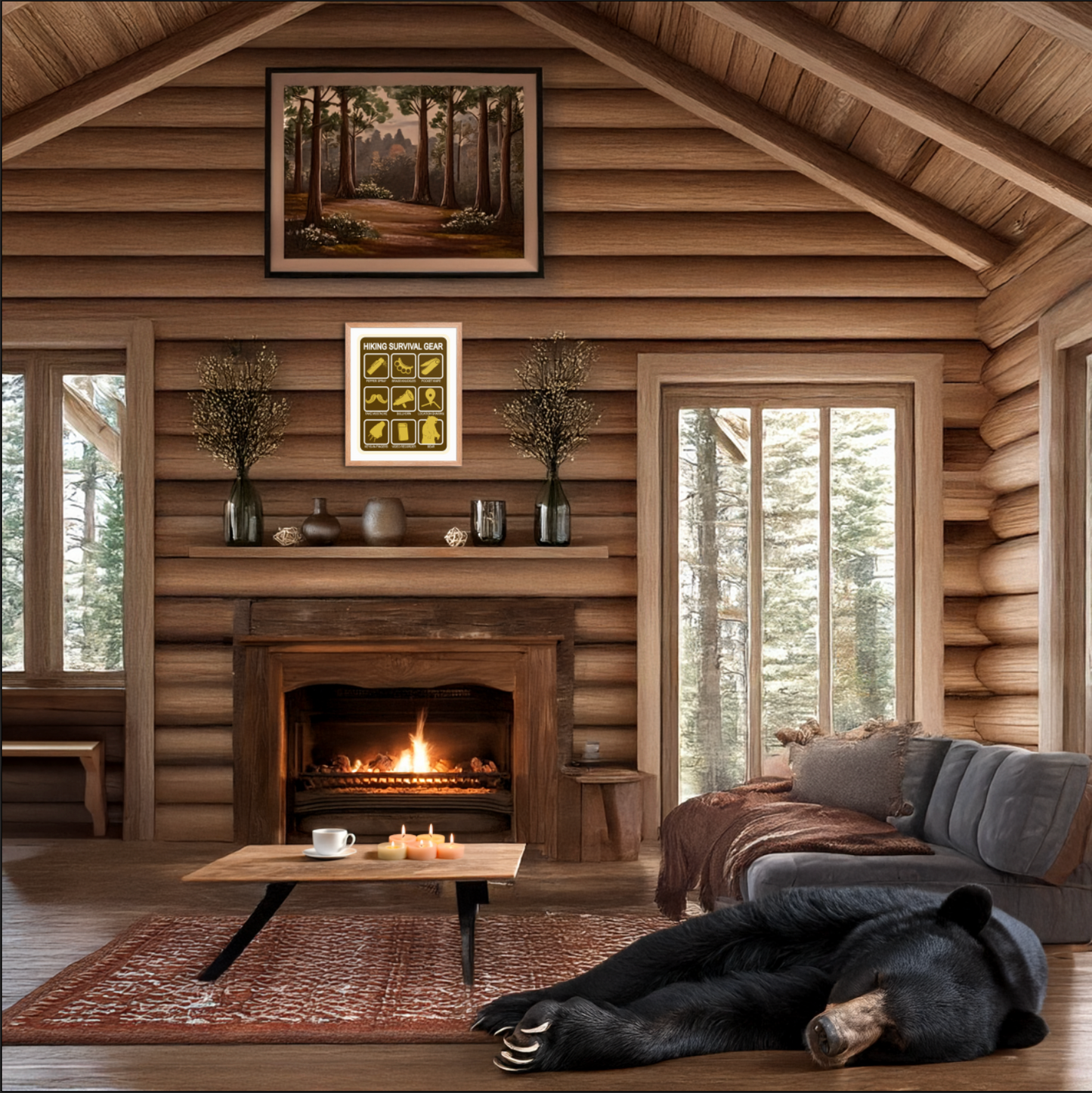 Hiking Survival Gear - Three in the Trees