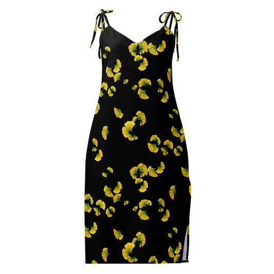 ginkgo tie strap midi dress, Three in the Trees