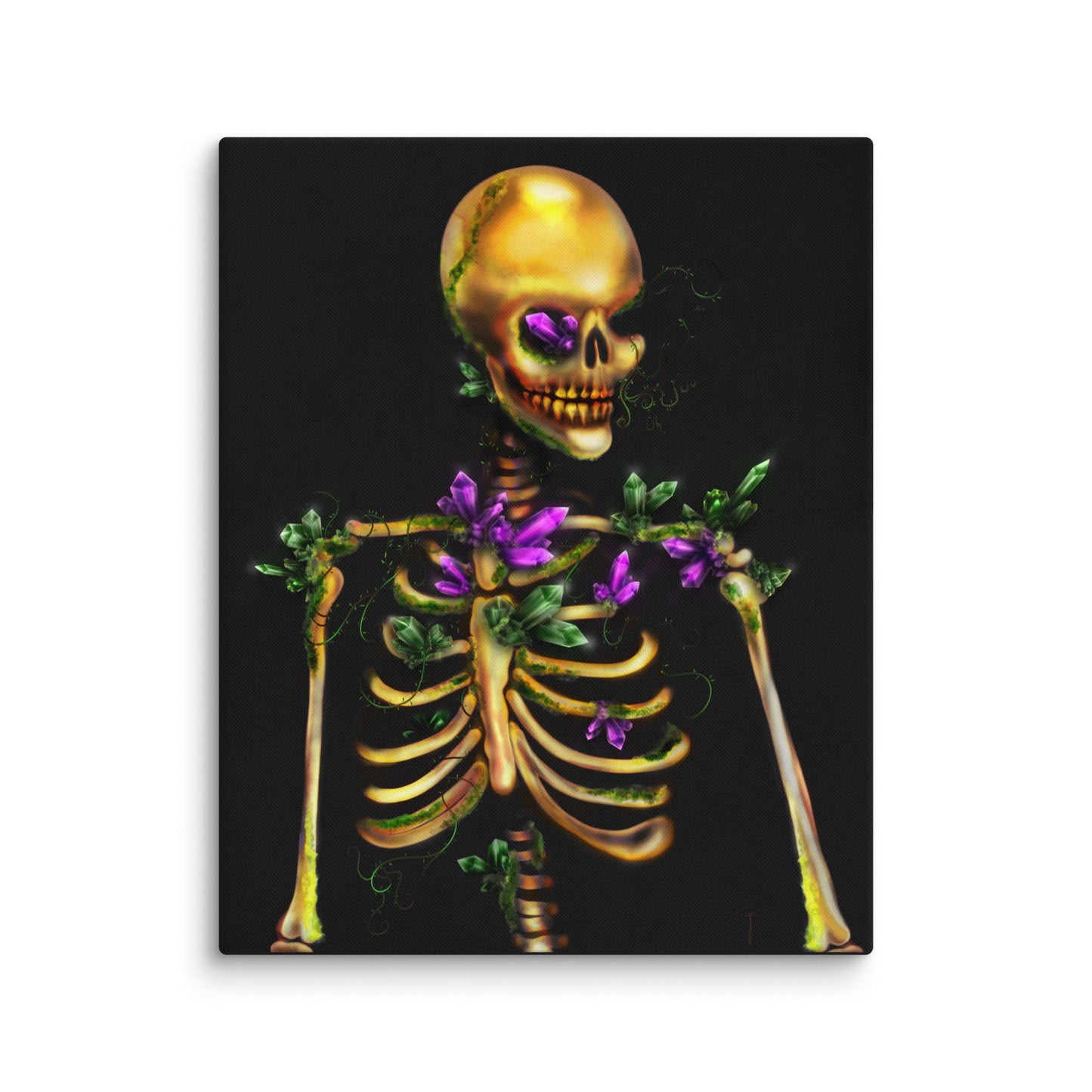 Product mockupgrit and growth canvas print by Three in the Trees, 16x20