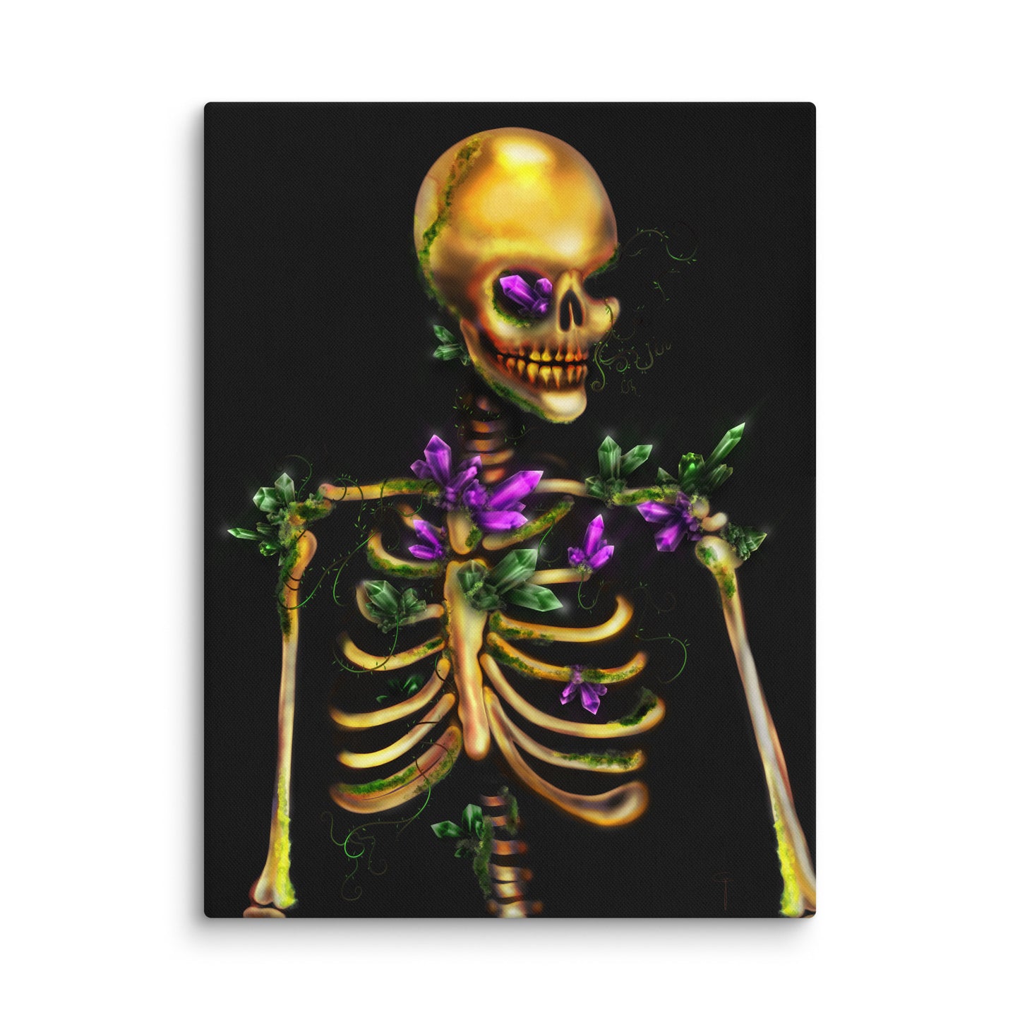 grit and growth canvas print by Three in the Trees,  18x24