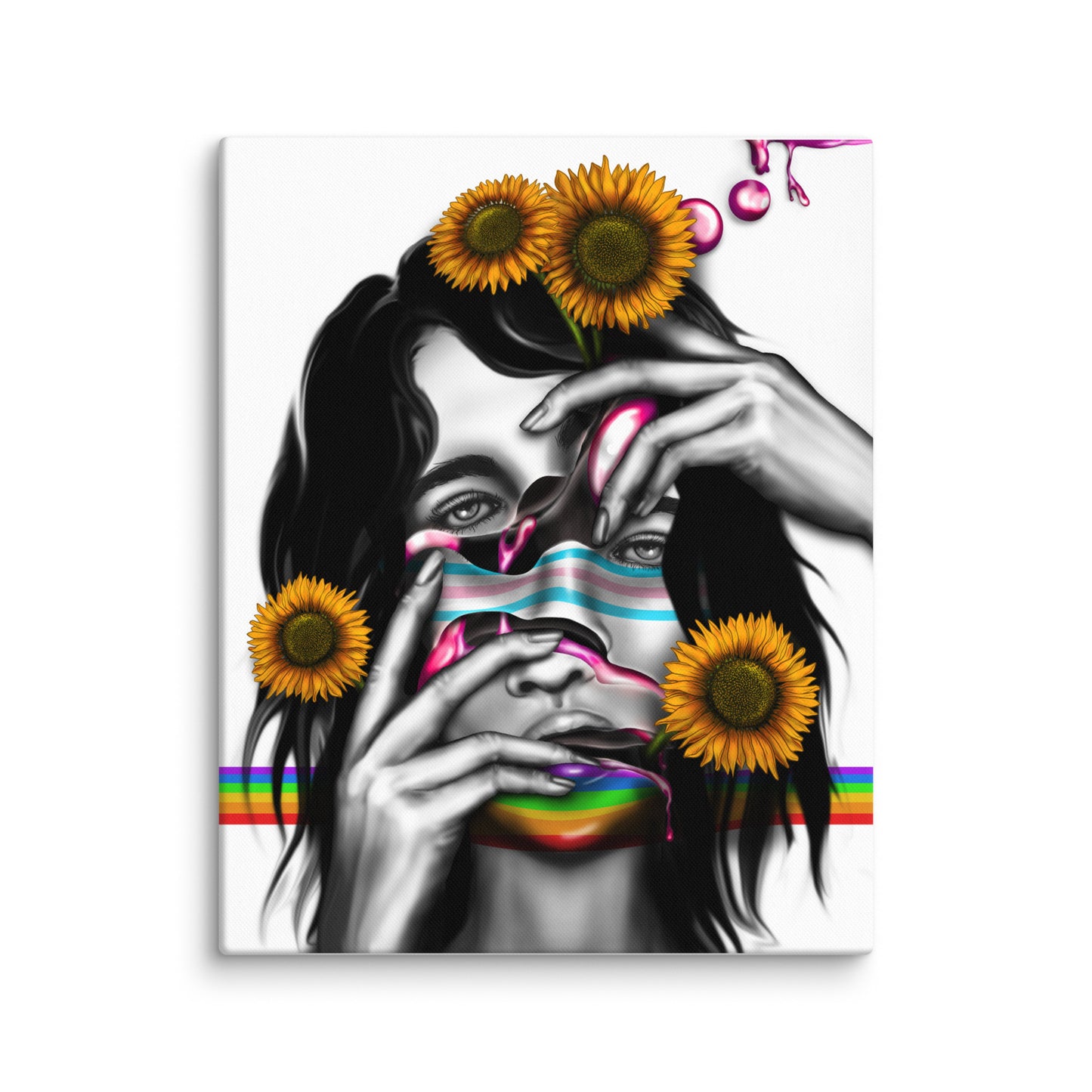 Disseverance Canvas Print, 24x30, Three in the Trees
