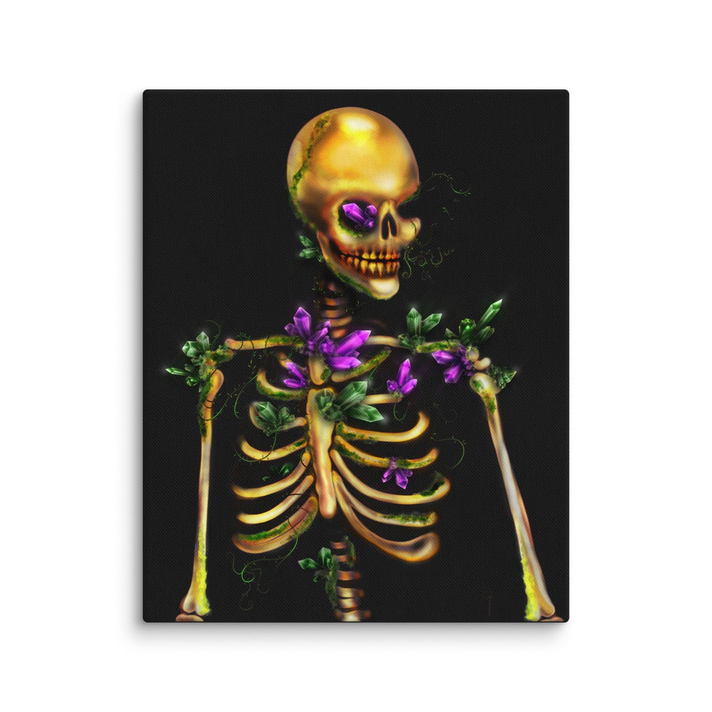 grit and growth canvas print by Three in the Trees, 8x10