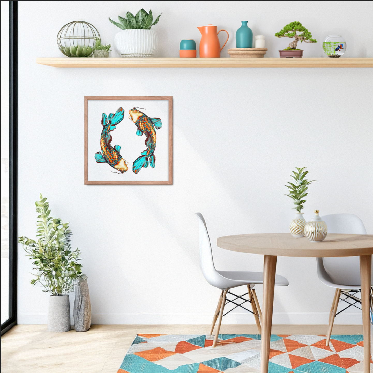 River framed poster - Three in the Trees