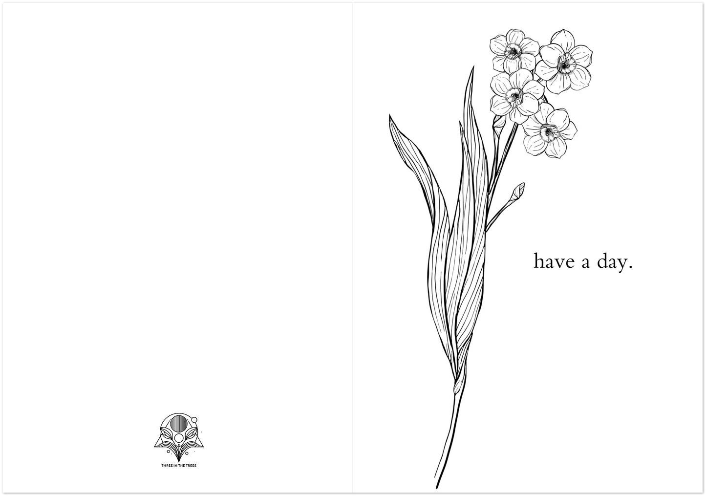Have A Day greeting cards | pack of 10 - Three in the Trees