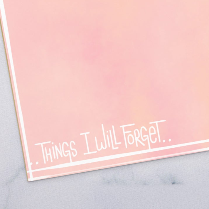 Forget me not Notepad - Three in the Trees