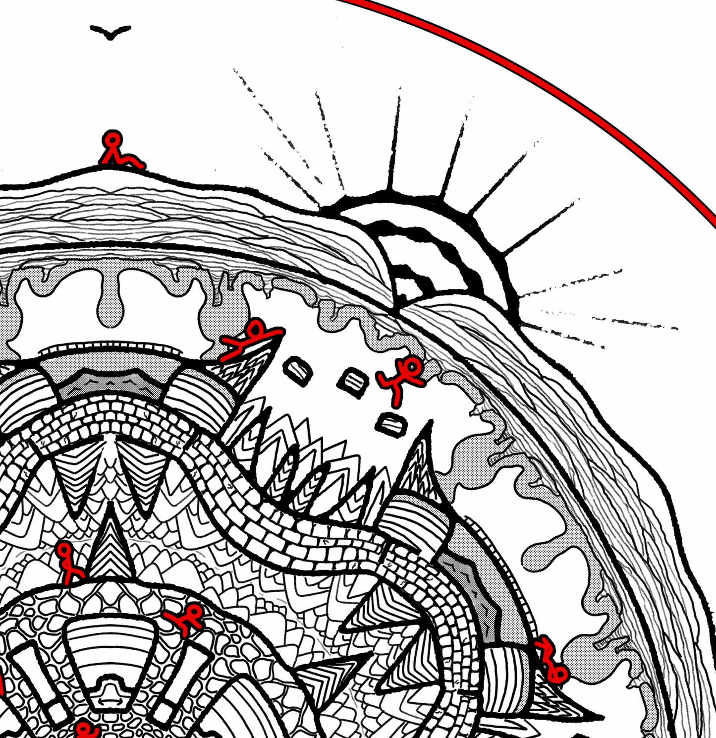 The Machine Framed poster - Three in the Trees