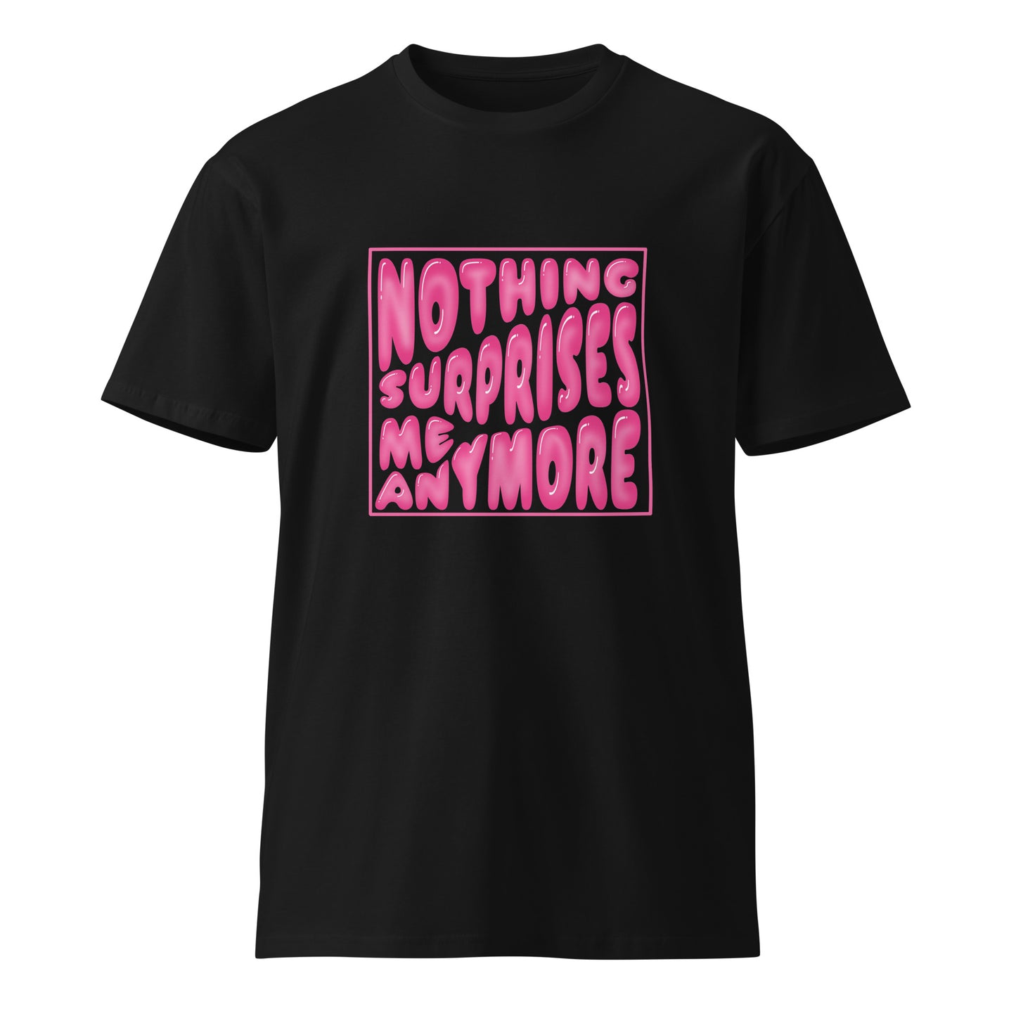 desensitized premium t-shirt, three in the trees, black