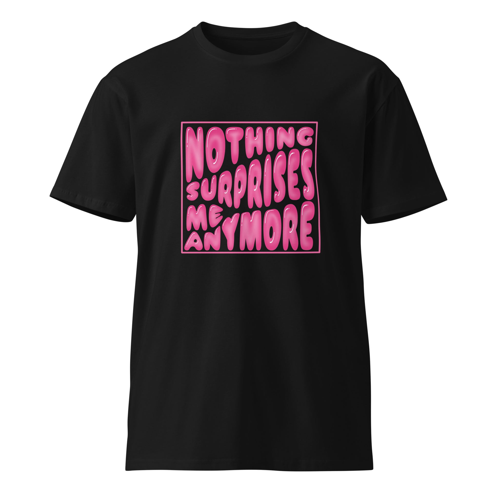 desensitized premium t-shirt, three in the trees, black