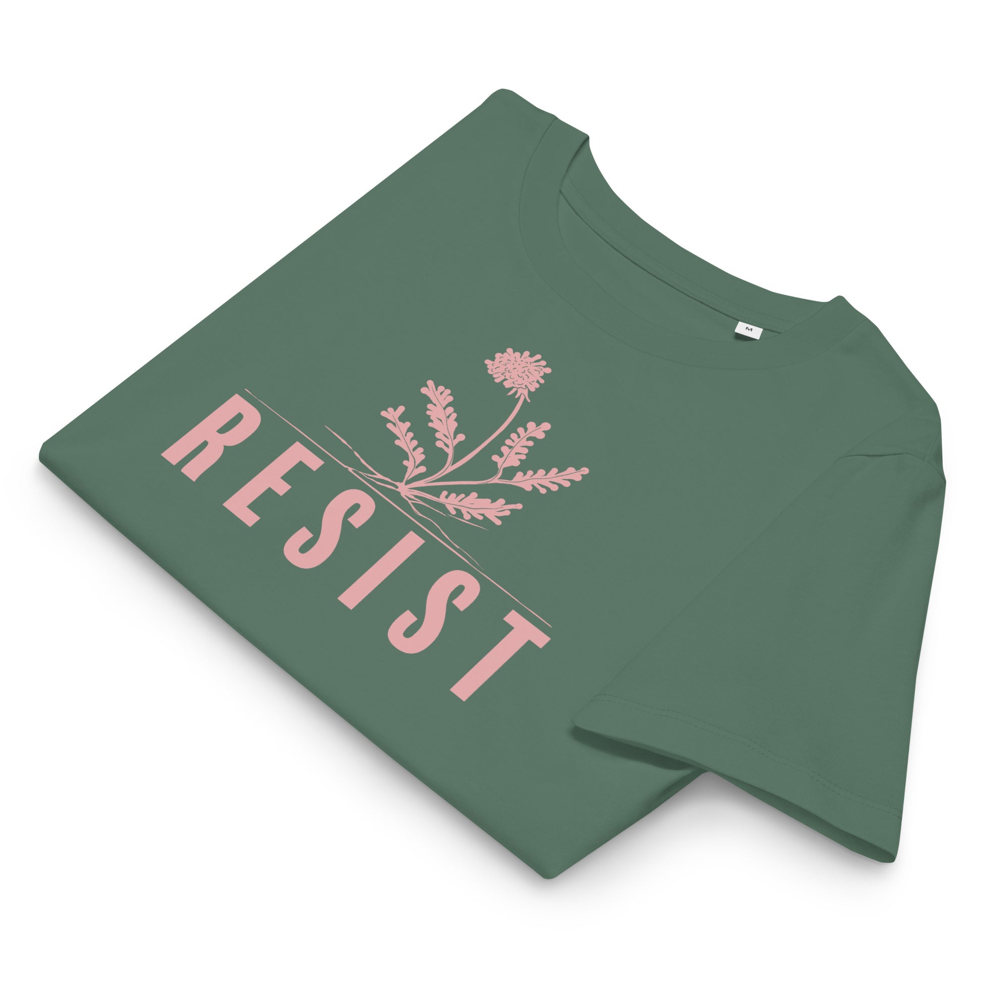 break through organic t-shirt, green, Three in the Trees