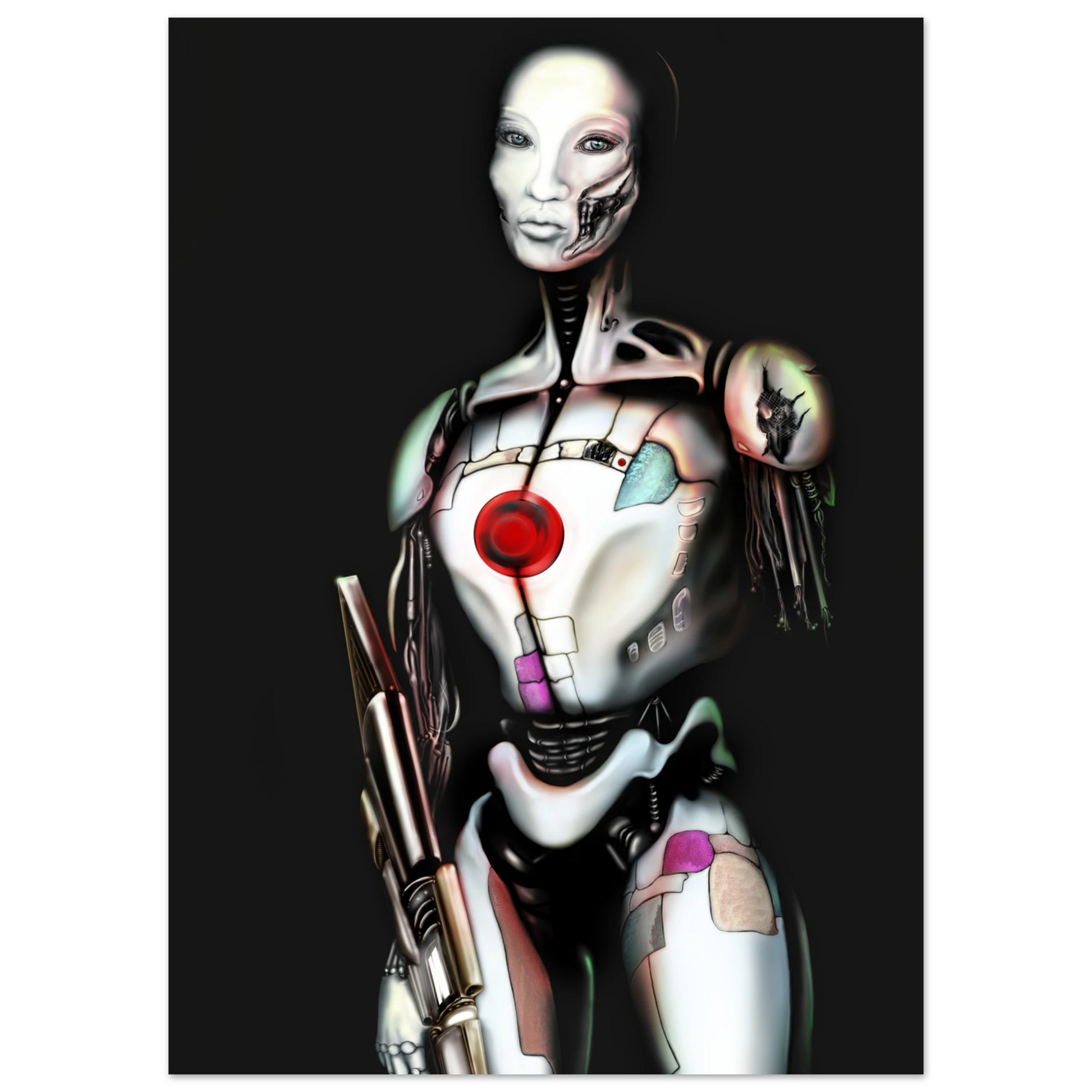 JANE fine art poster, unframed, three in the trees