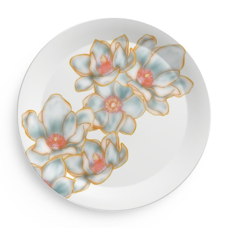 Magnolia Bloom Party Plate