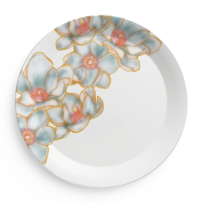 Magnolia Bloom Party Plate