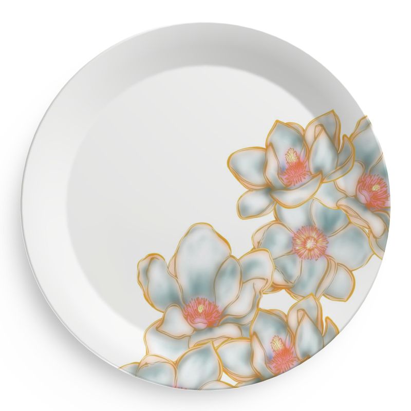 Magnolia Bloom Party Plate