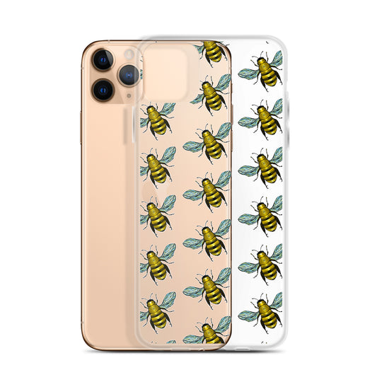 Honey bee pattern iphone case