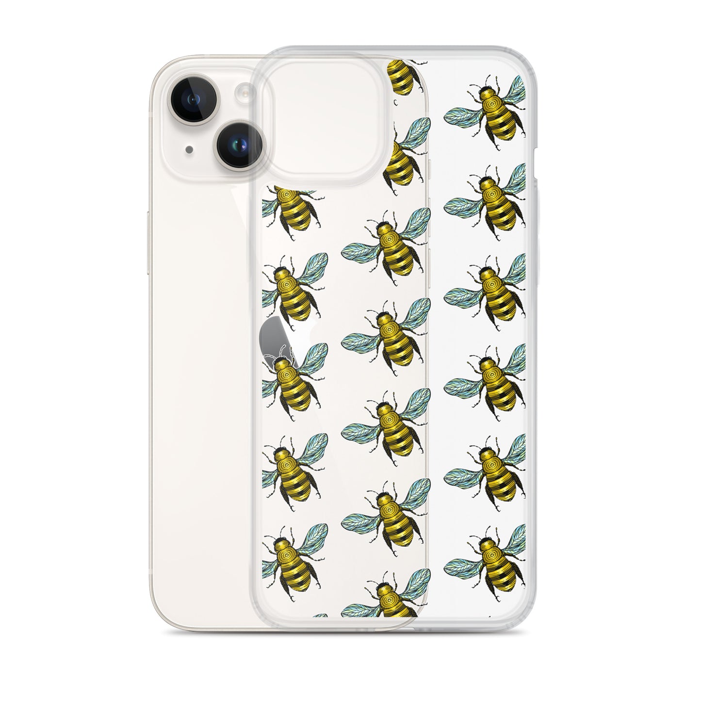 Honey bee pattern iphone case