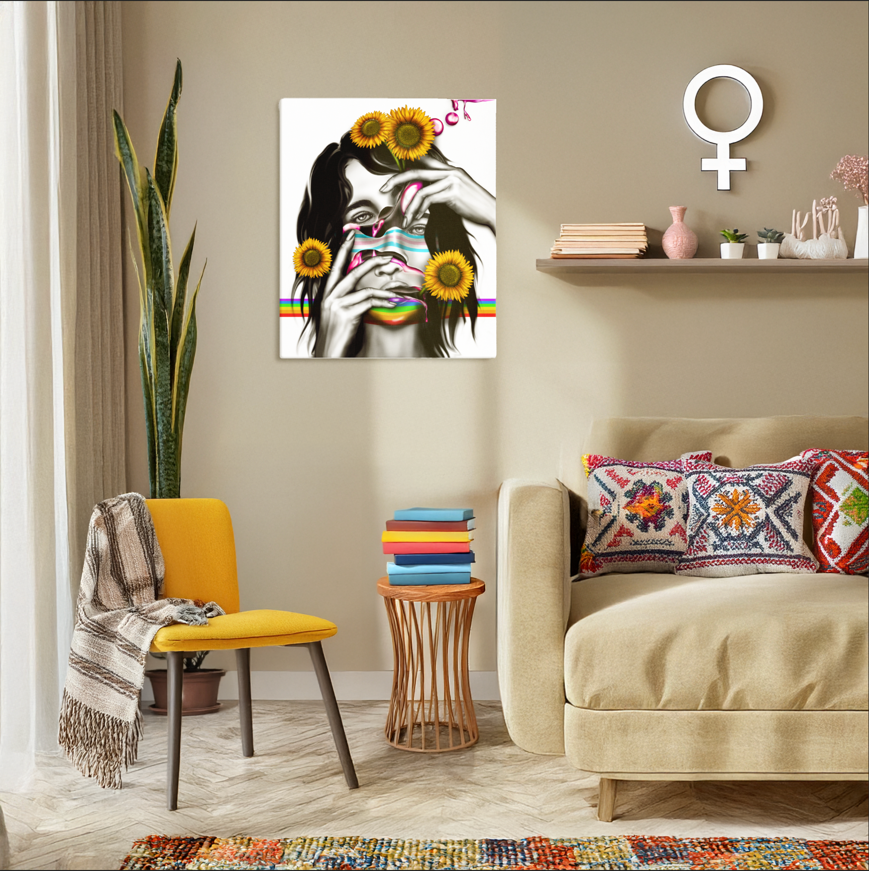 Disseverance Canvas Print - Three in the Trees
