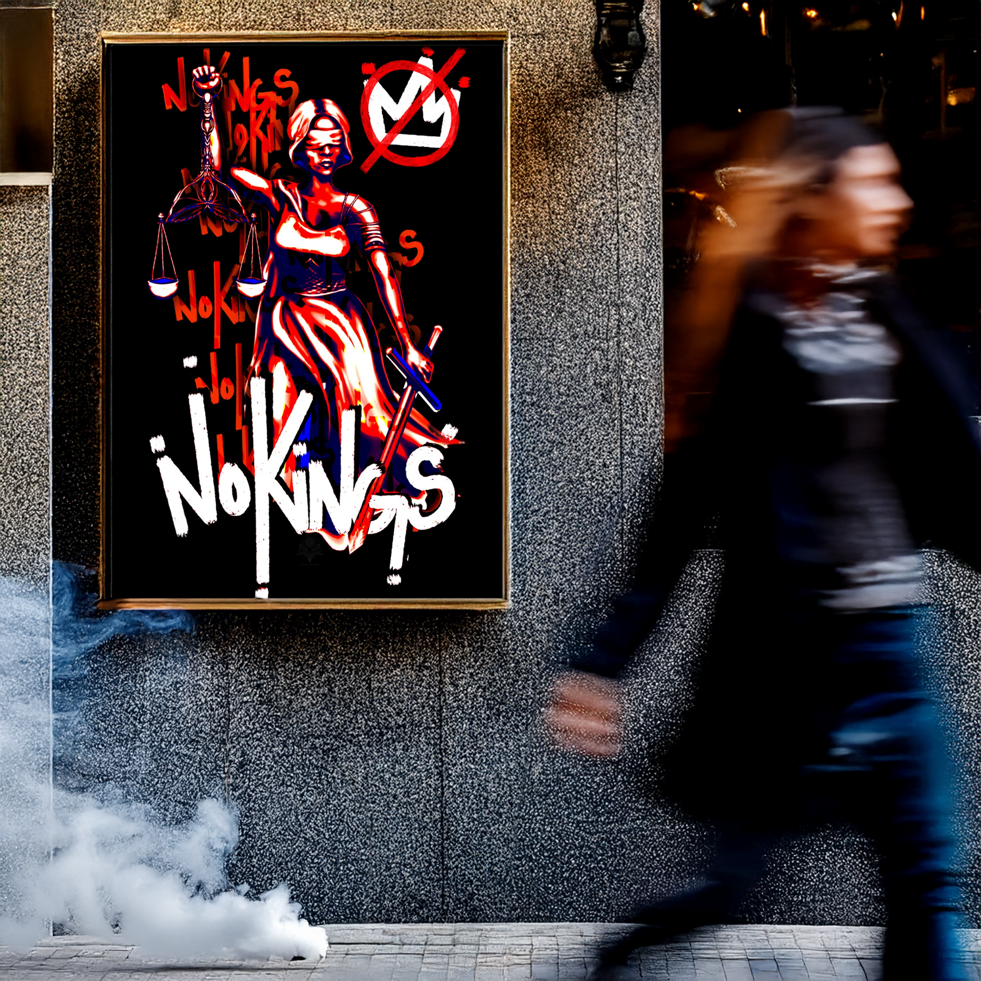 No Kings Fine Art Poster - Three in the Trees