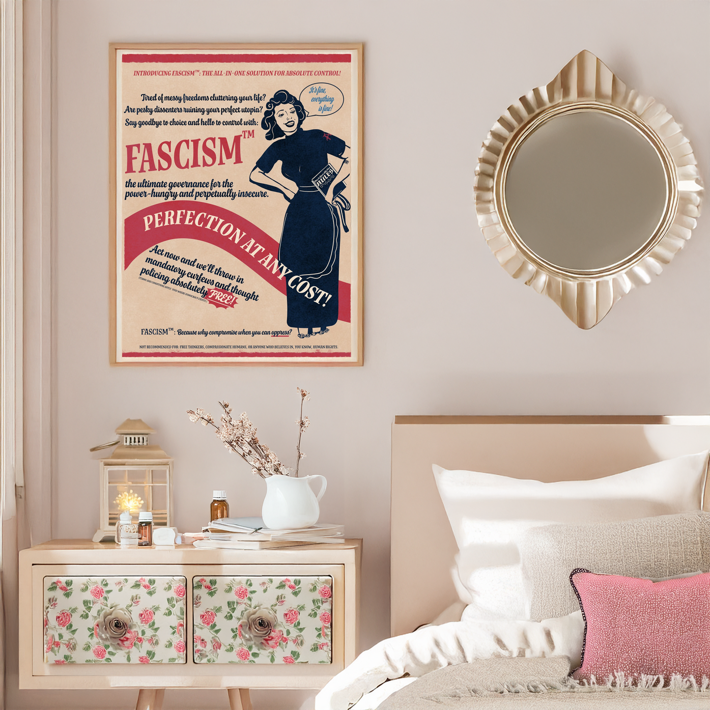 Vintage Relevance Fine Art Poster - Three in the Trees